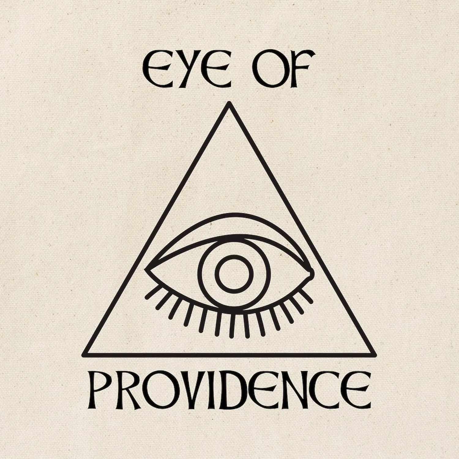 CafePress Eye Of Providence Tote Bag Reusable Natural Beige Canvas Shopping Bag