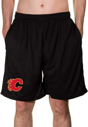 Calhoun NHL Men's Team Logo Air Mesh Shorts