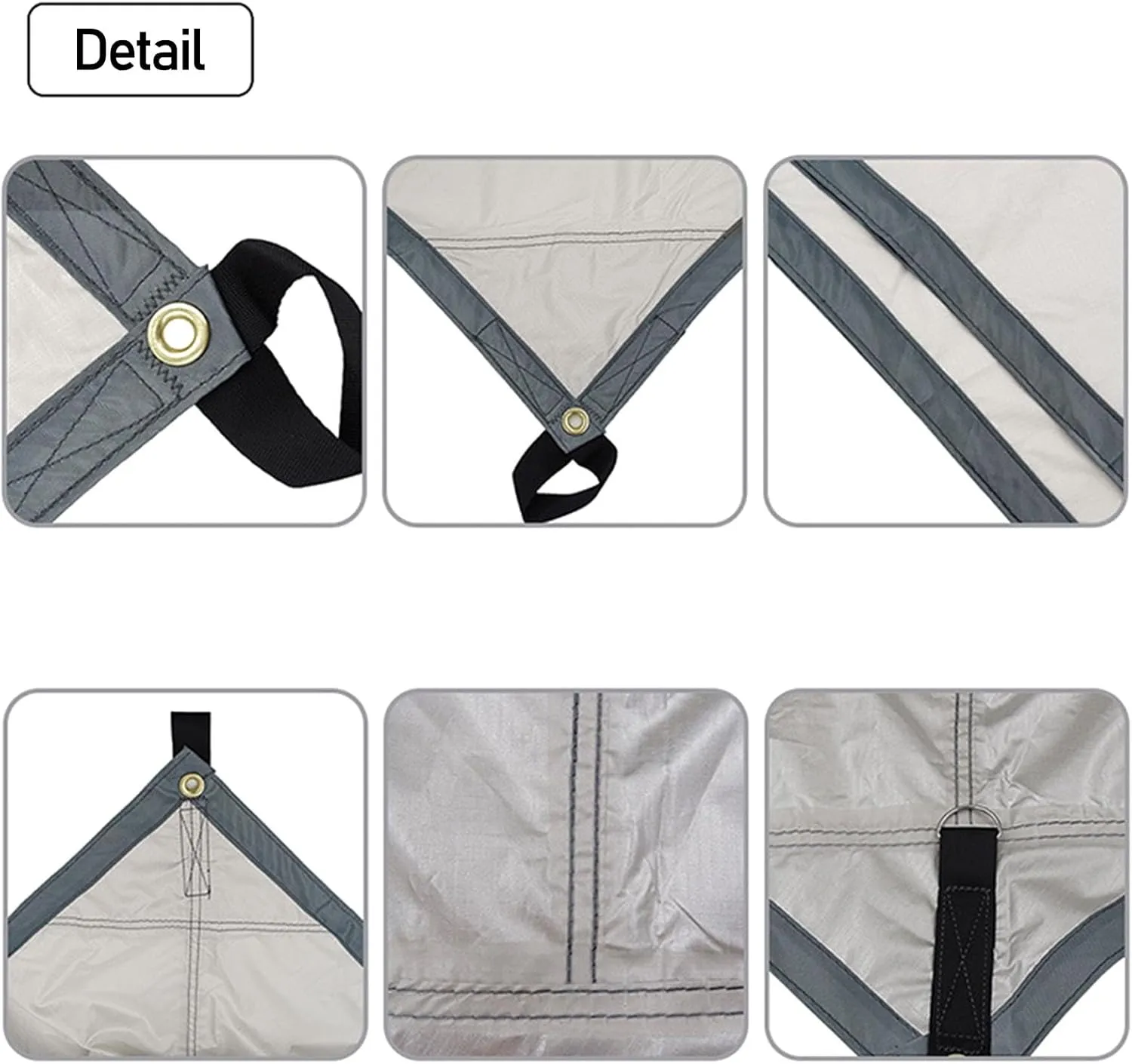 Camping Tarp Waterproof, Shade Sail - Camping Gear for Camping, Picnic,Beach, Outdoor Activities（No Pole, No Accessories） (Color : C)