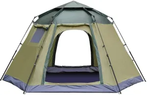 Camping-Tents Portable Waterproof Tents Ventilated Mesh Windows Carry Bag for Camping Backpacking Hiking Outdoor Music Festivals Blue