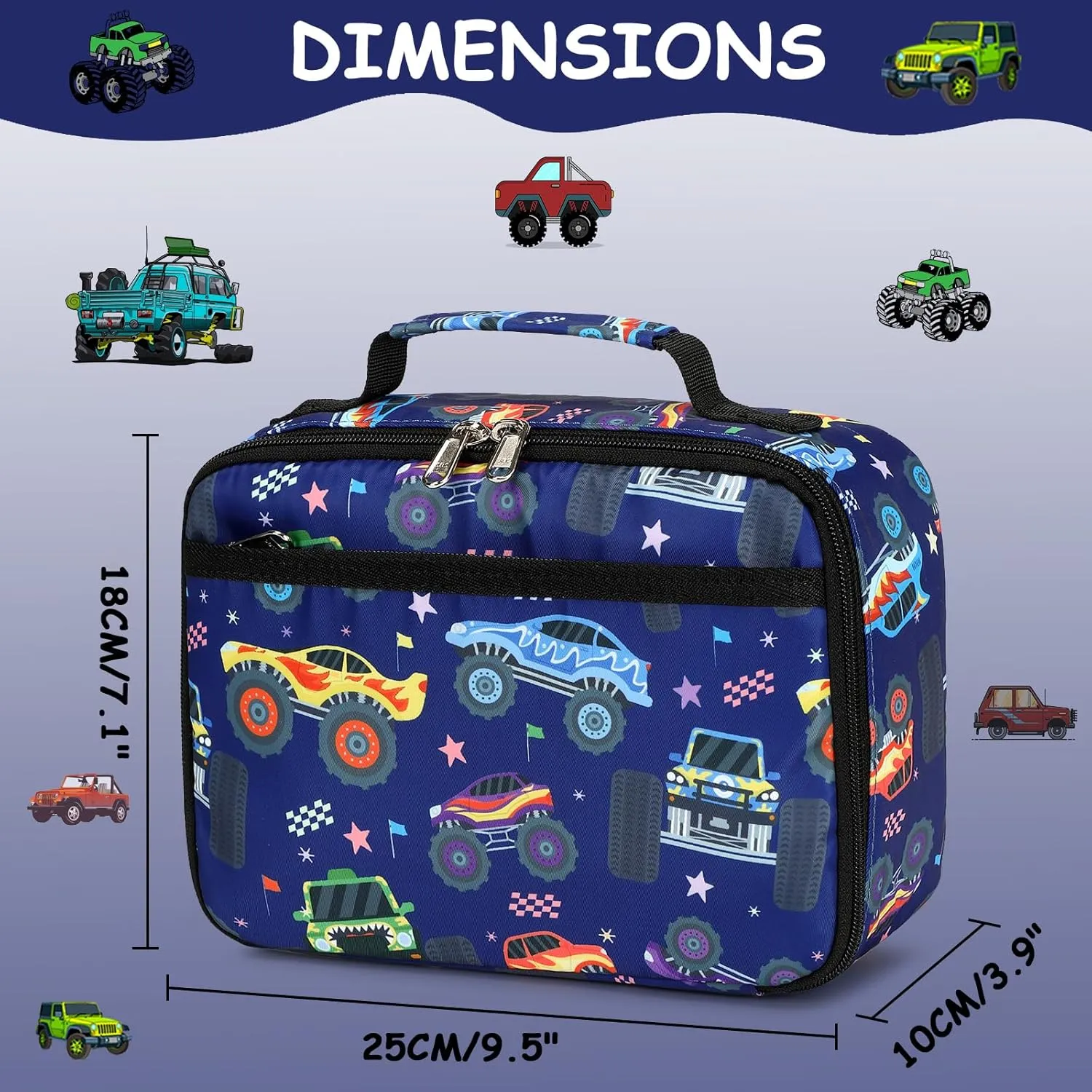 CAMTOP Backpack for Kids, Boys Girls Preschool Backpacks with Lunch Box Toddler Kindergarten School Bookbag Set