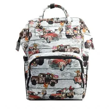 Canvas Southern Vintage Truck Utility Diaper Bag