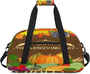 Cartoon Vegetable Gym Duffel Bag for Men Women Grapes Sports Tote Bag with Adjustable Shoulder Strap for Dance Gymnastics Traveling Outdoor Camping Overnight Stay