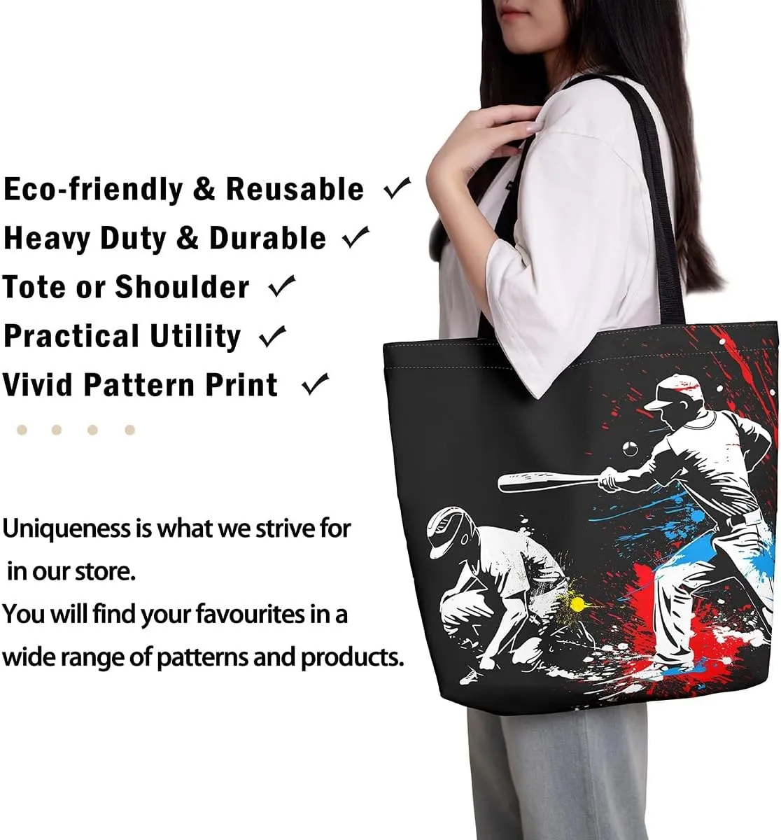 Cartoon Vehicle Canvas Tote Bag,Racing Car Foldable Beach Bag Kids Extreme Sports Reusable Grocery Shoulder Bag