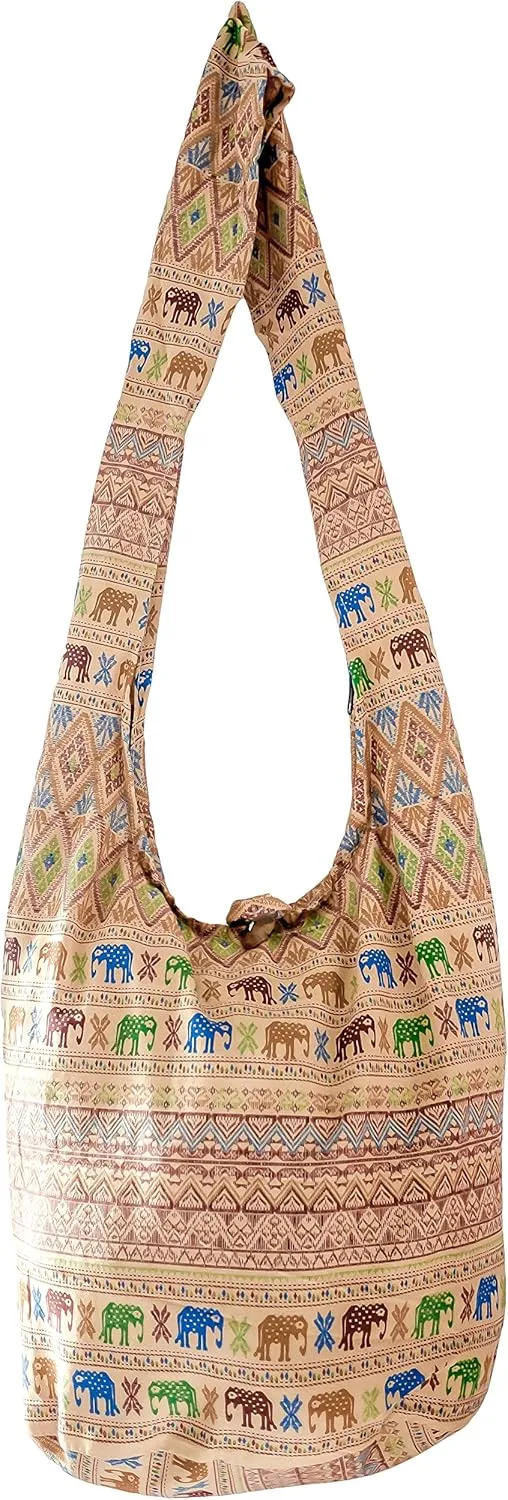 CCcollections Tie Dye Sling Shoulder Bag Cotton Crossed body bag shopping Many Printed
