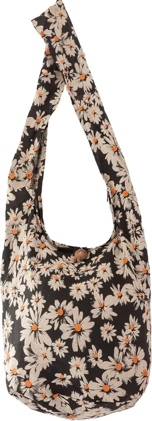 CCcollections Tie Dye Sling Shoulder Bag Cotton Crossed body bag shopping Many Printed