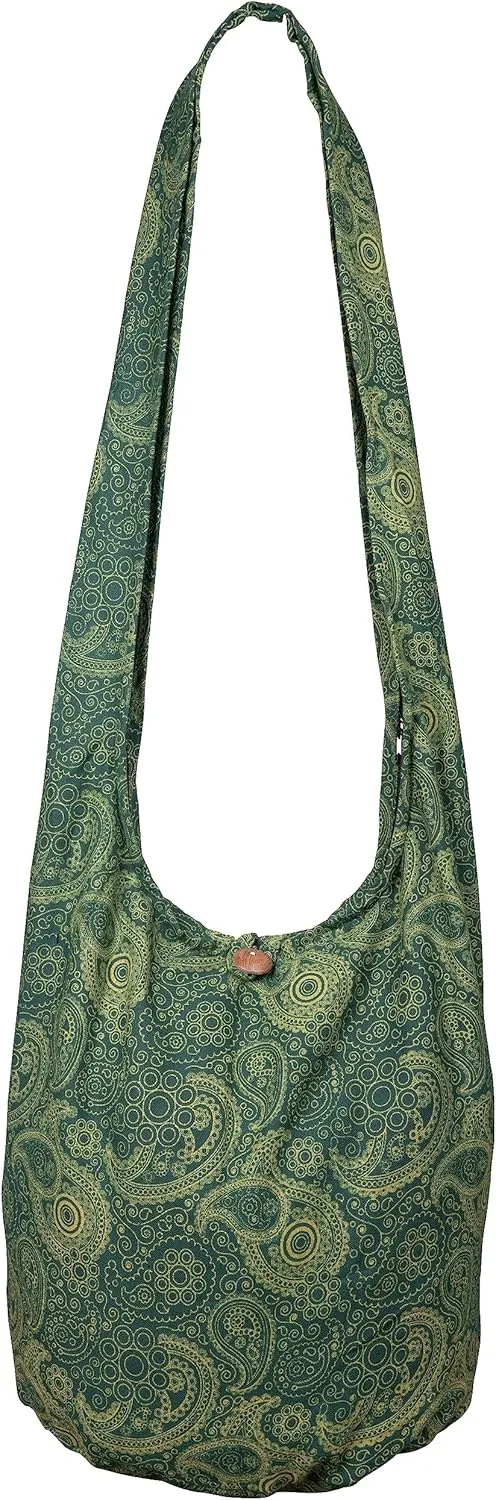 CCcollections Tie Dye Sling Shoulder Bag Cotton Crossed body bag shopping Many Printed