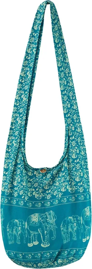 CCcollections Tie Dye Sling Shoulder Bag Cotton Crossed body bag shopping Many Printed