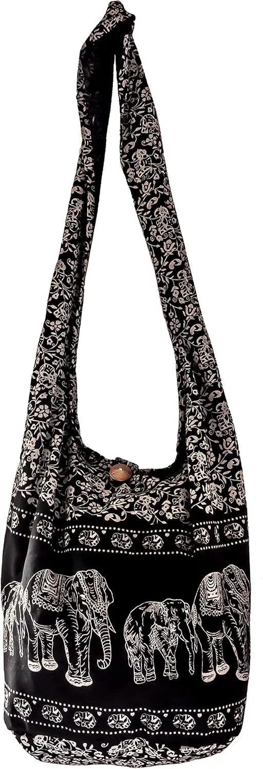 CCcollections Tie Dye Sling Shoulder Bag Cotton Crossed body bag shopping Many Printed