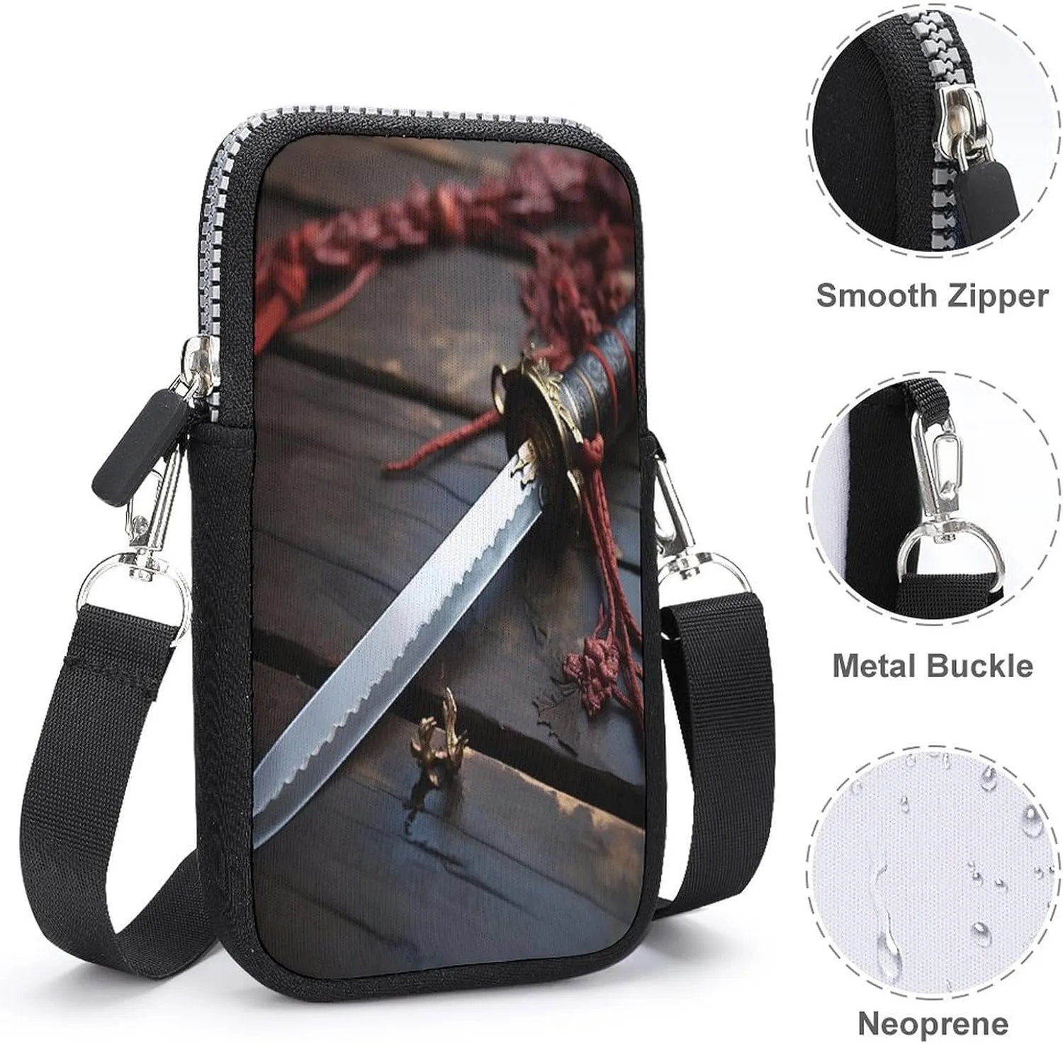 Chocolate Chip Small Crossbody Bag for Women,Lightweight Mini Shoulder Bag Wallet Cell Phone Purse For Running,Travel,Commuting