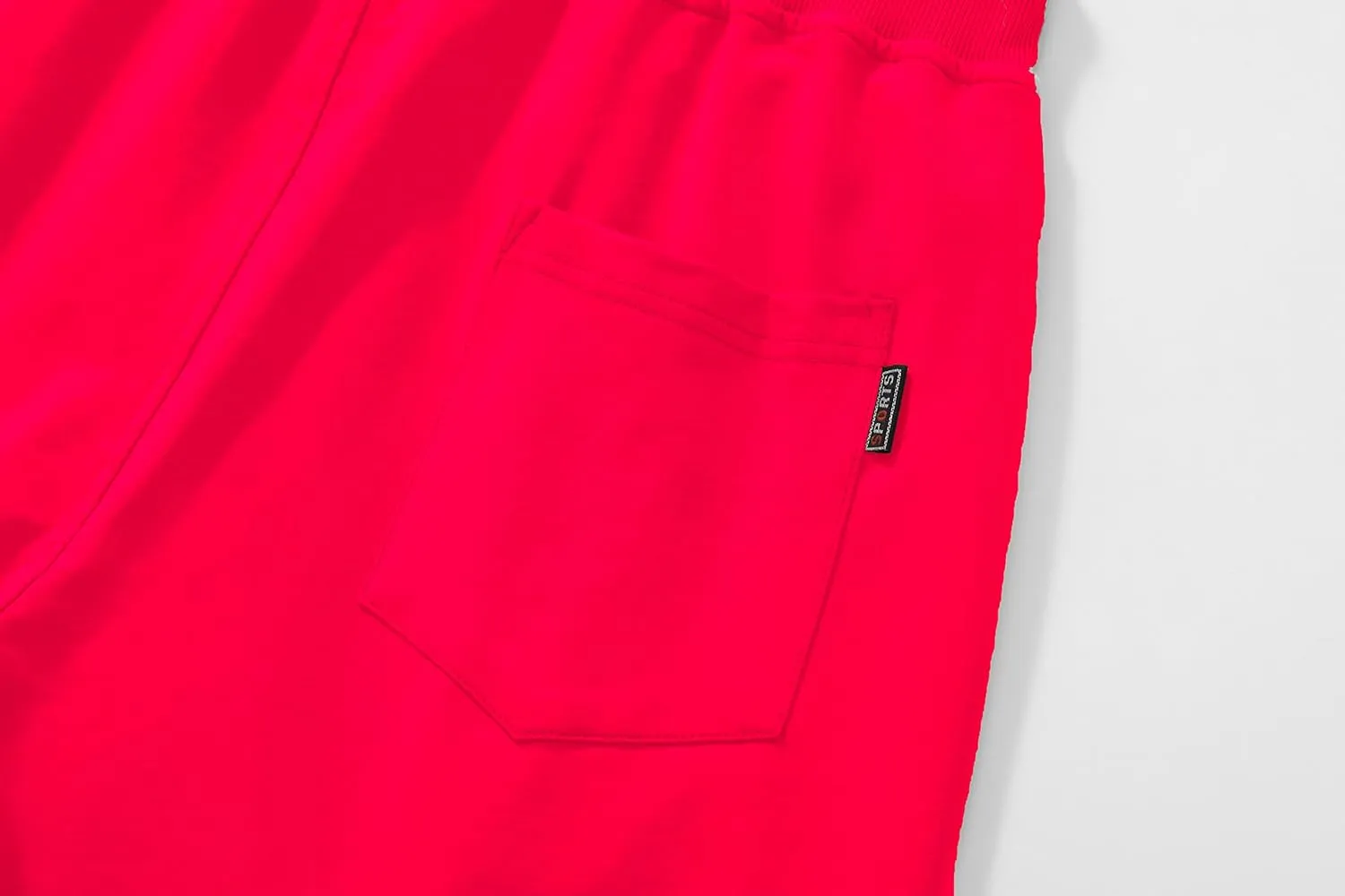 Chrisuno Men's Shorts Elastic Waist Athletic Sweat Shorts with Zipper Pockets