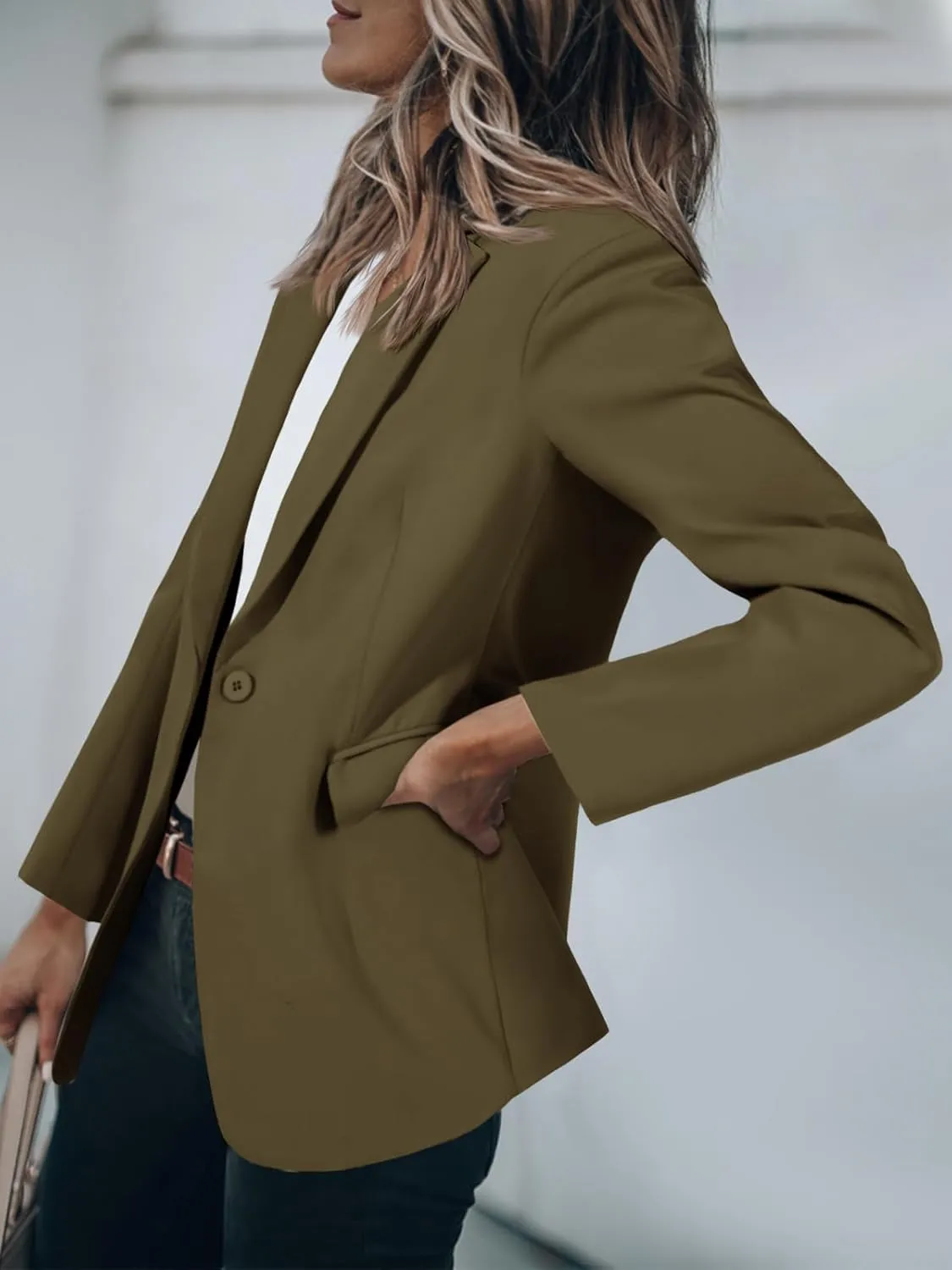 Cicy Bell Womens Work Blazers Long Sleeve Open Front Suit Jackets 2025 Business Casual Outfits