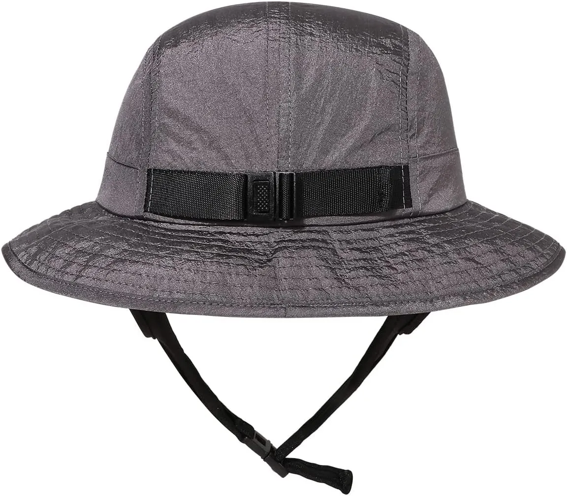 Clakllie Waterproof Boonie Beach Hat Short Brim Baseball Cap with Neck Flap UV Protection Sun Hats for Women Men