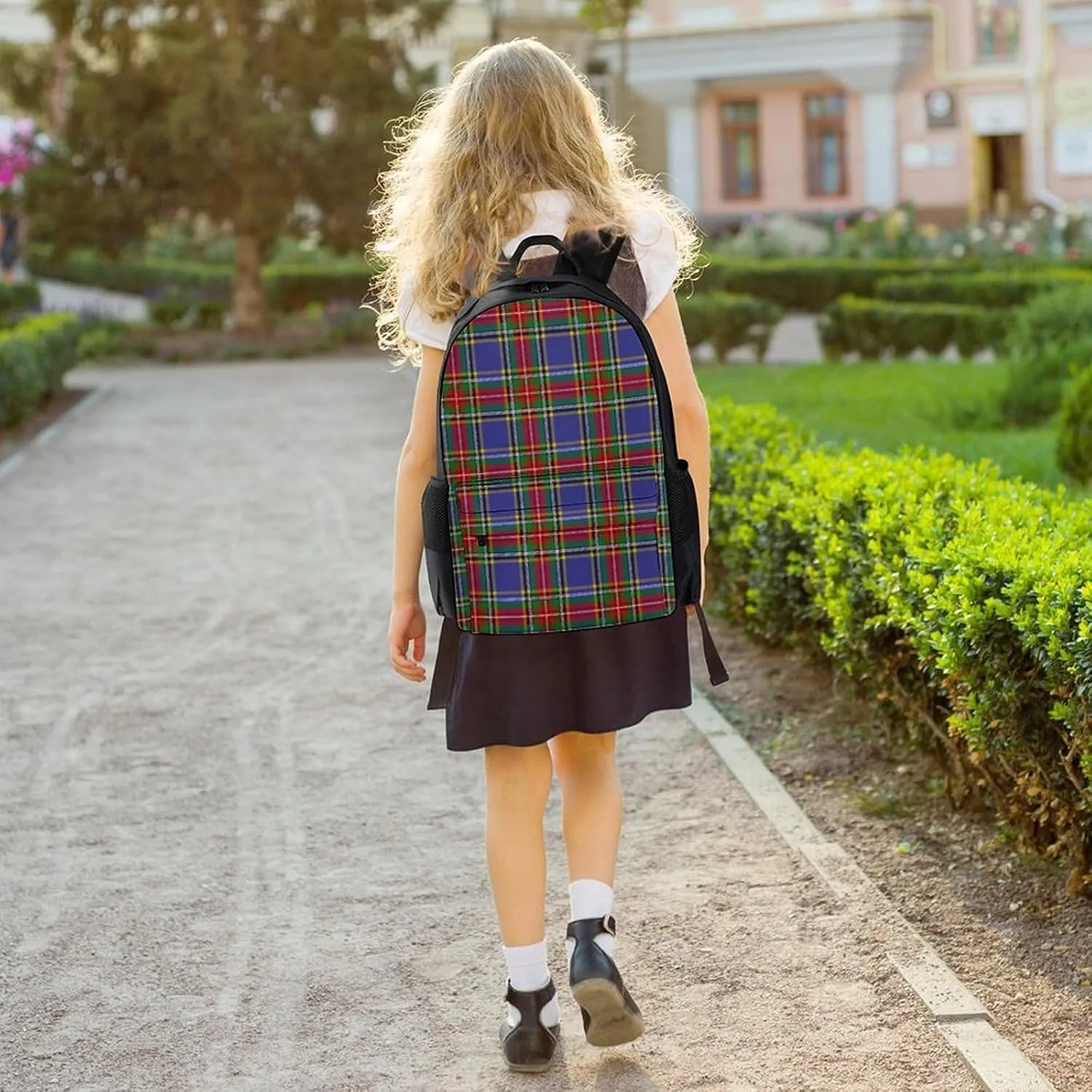 Clan MacBeth Tartan Large Capacity Fully Printed Backpack with Pockets Unisex