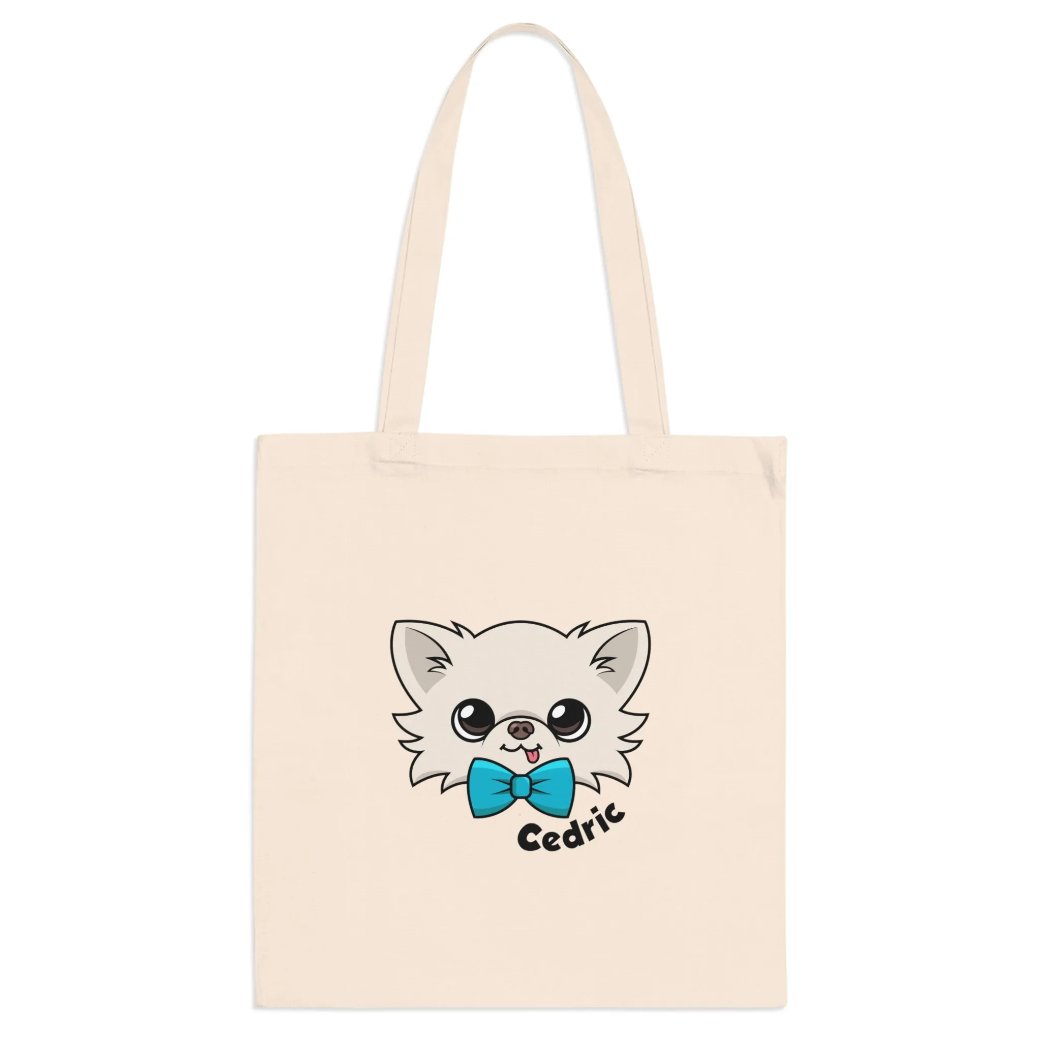 Classic Tiny Chihuahua Cedrics's Signature Cotton Tote