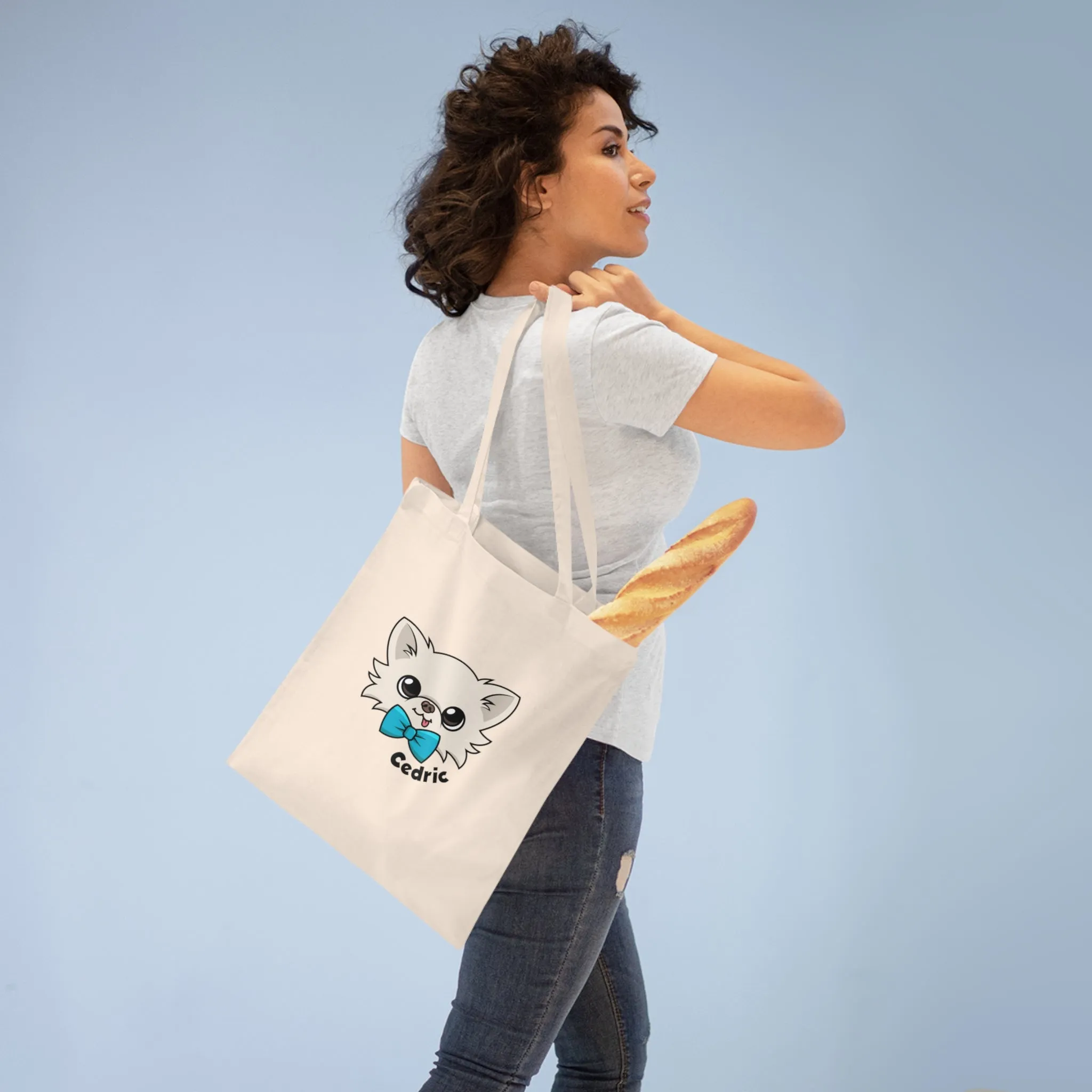 Classic Tiny Chihuahua Cedrics's Signature Cotton Tote