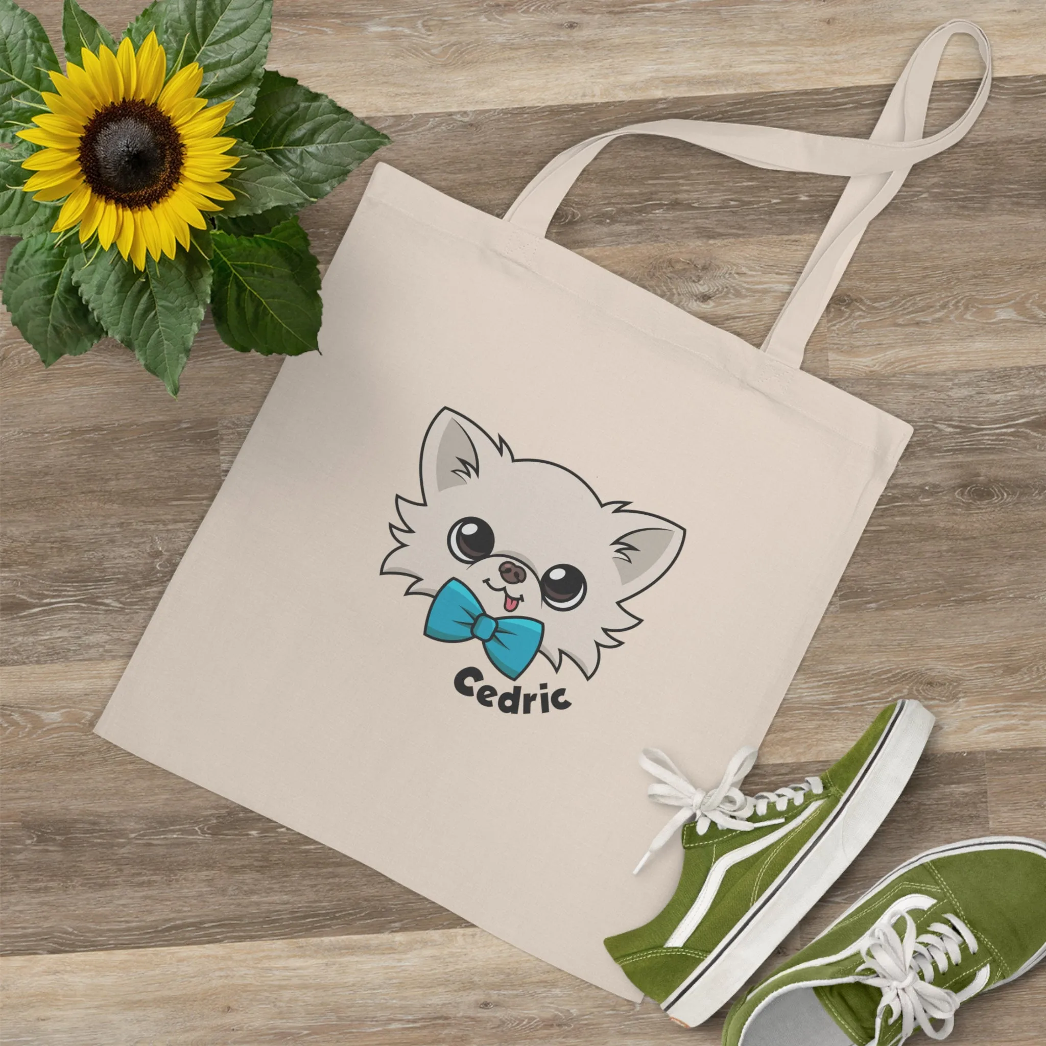 Classic Tiny Chihuahua Cedrics's Signature Cotton Tote
