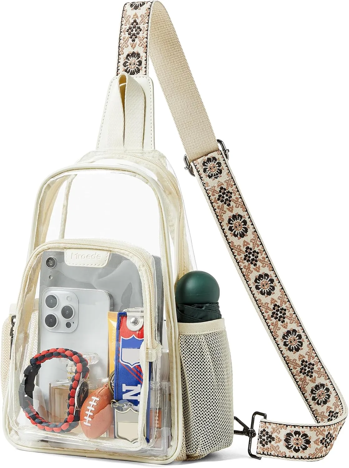 Clear Bag for Stadium Events Approved Clear Purses for Women Crossbody Transparent Bag Stadium Bags for Concert Sport