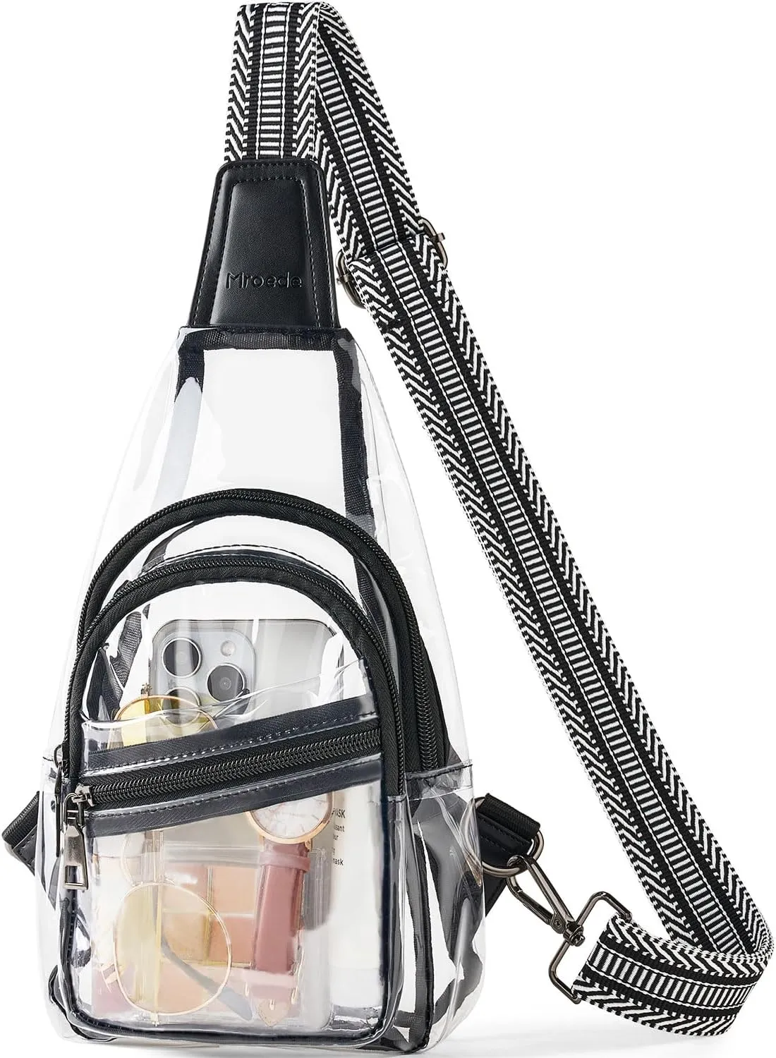 Clear Bag for Stadium Events Approved Clear Purses for Women Crossbody Transparent Bag Stadium Bags for Concert Sport