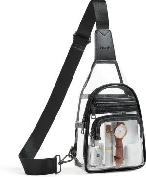 Clear Bag for Stadium Events Approved Clear Purses for Women Crossbody Transparent Bag Stadium Bags for Concert Sport