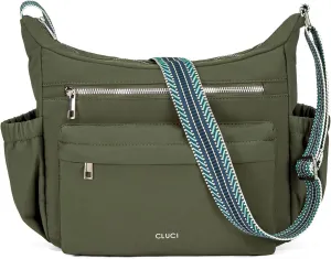 CLUCI Travel Purses for Women, Waterproof Nylon Crossbody Bags for Woman Trendy, Anti Theft Shoulder Bag for Ladies