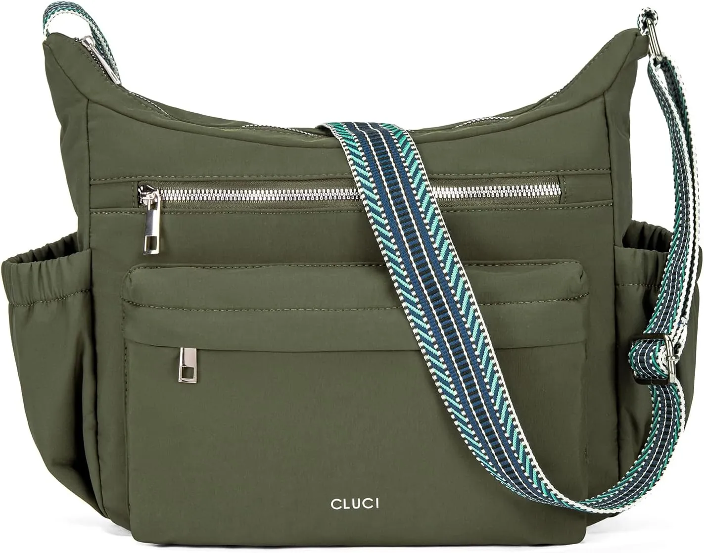 CLUCI Travel Purses for Women, Waterproof Nylon Crossbody Bags for Woman Trendy, Anti Theft Shoulder Bag for Ladies