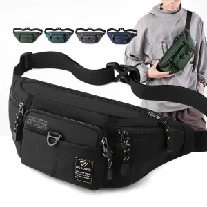 Comfortable Men's Trendy Cell Cash Simple Men's Chest Bags