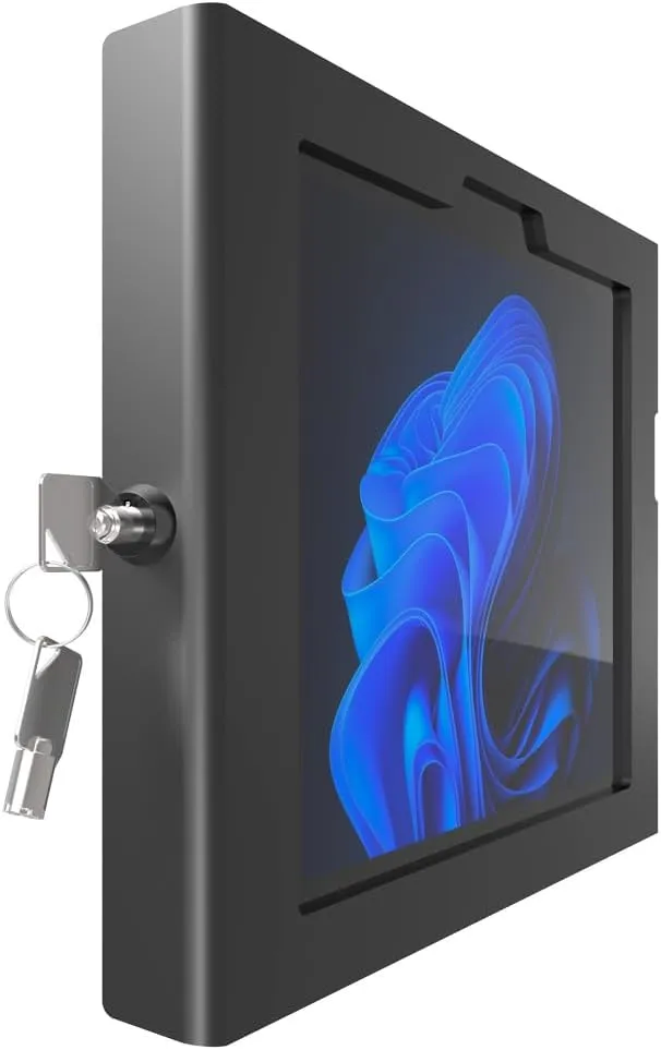 Compulocks Surface GO 1-4 Gen Apex Enclosure Wall Mount - Secure Stylish Mounting Solution for Tablets, Ideal for Home, Office, and Retail Displays - Enhanced Security & Versatility