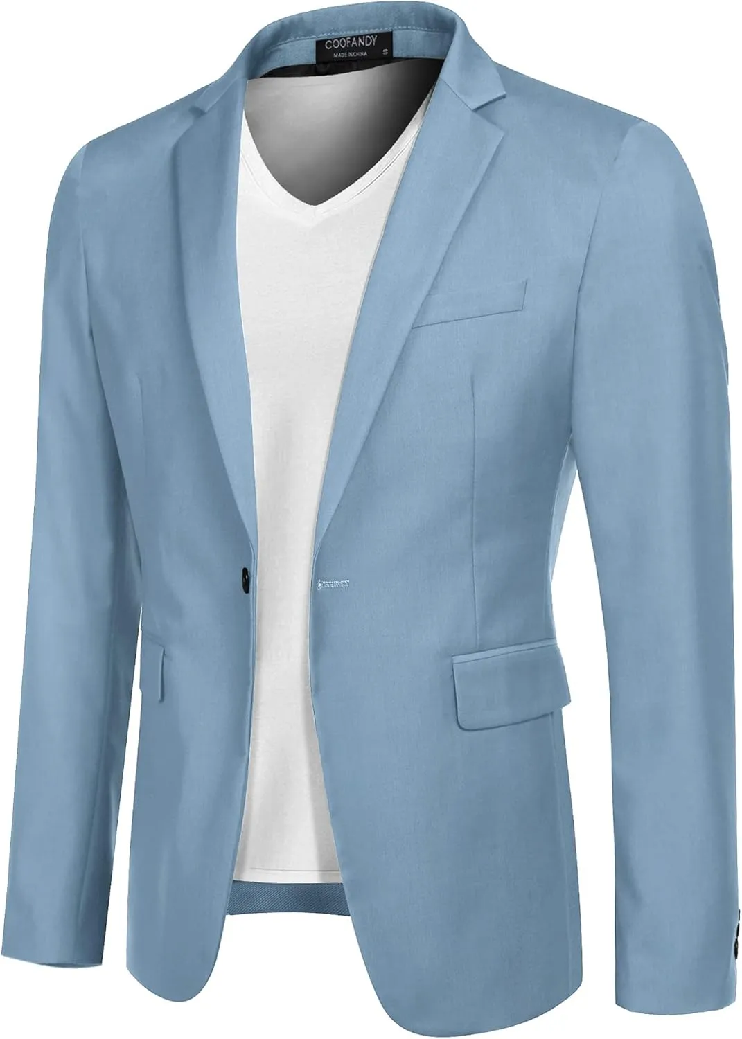 COOFANDY Mens Sport Coat Casual Blazer One Button Business Suit Jacket