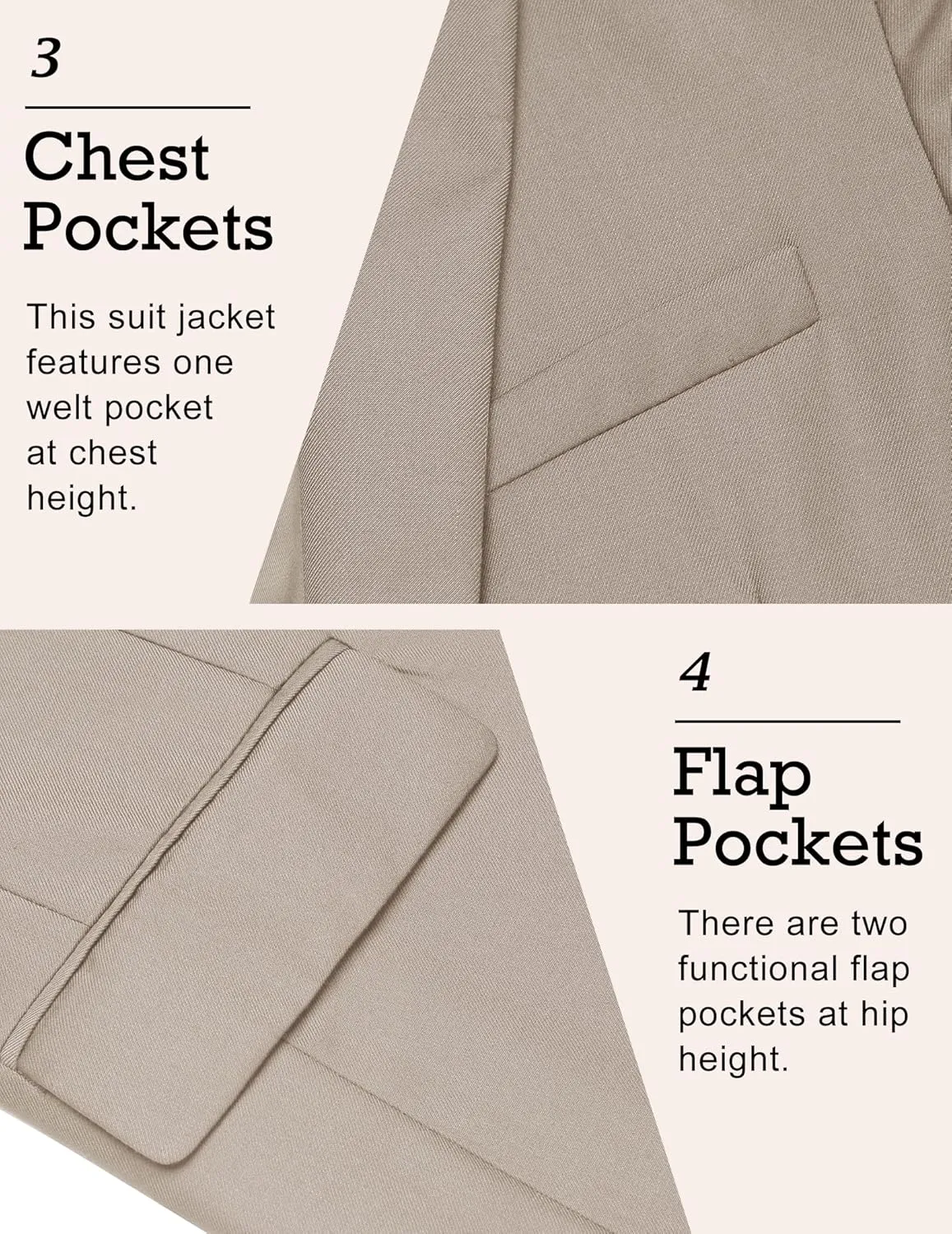 COOFANDY Mens Sport Coat Casual Blazer One Button Business Suit Jacket