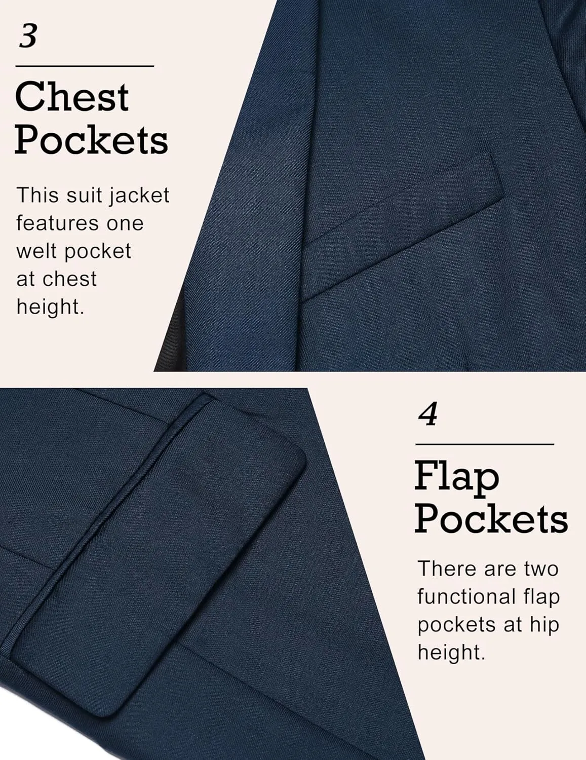 COOFANDY Mens Sport Coat Casual Blazer One Button Business Suit Jacket