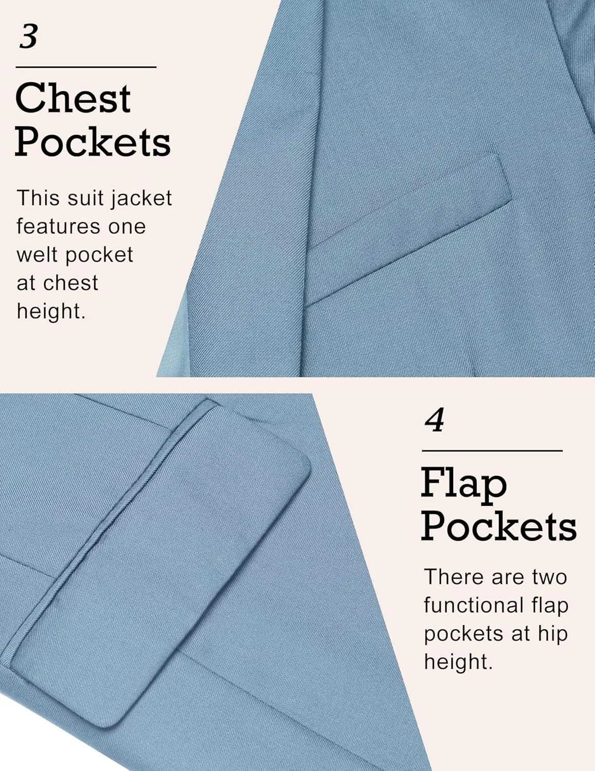 COOFANDY Mens Sport Coat Casual Blazer One Button Business Suit Jacket