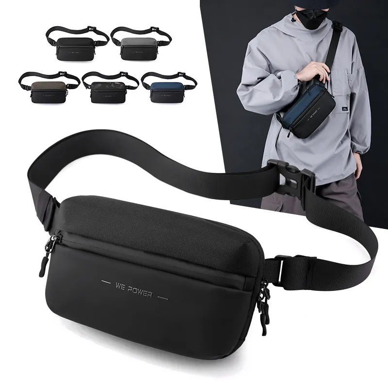 Cool Men's Trendy Fanny Fashion Simple Shoulder Bags