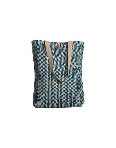 Cotton Shopping Tote Bag · Tiny Triangles Rama
