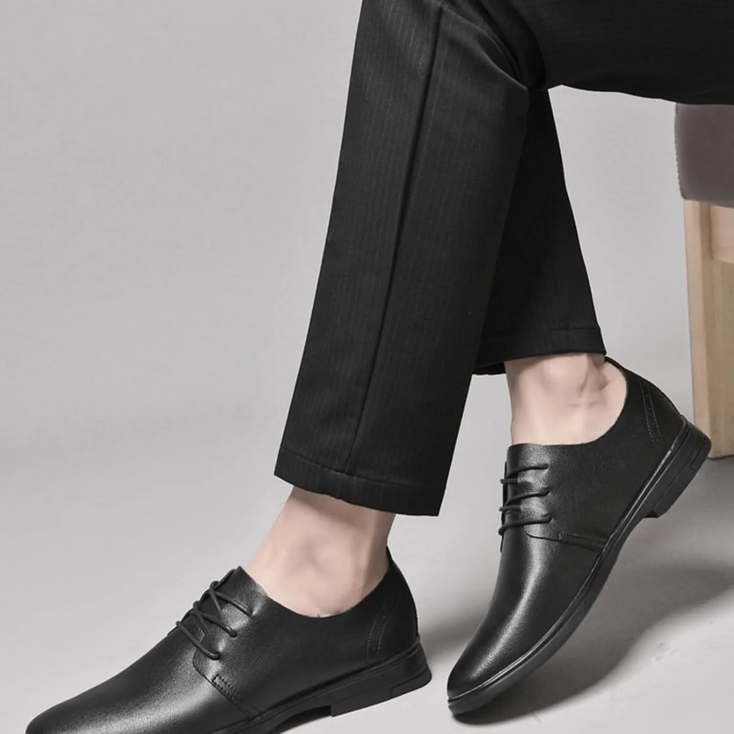 Cowhide Men's Oxford Shoes & Dress Shoes, Stylish and Comfortable, Suitable for Business and Casual Occasions