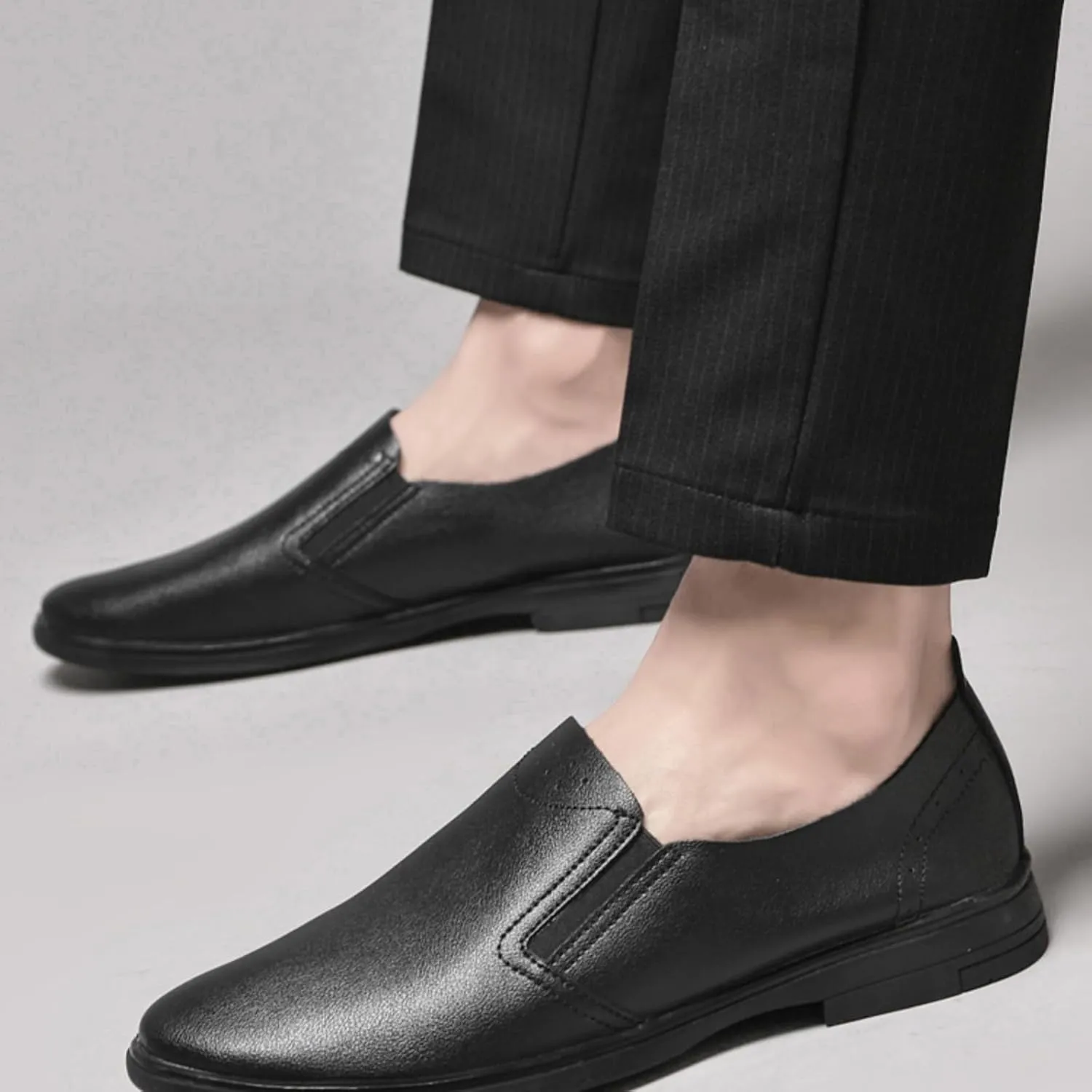 Cowhide Men's Oxford Shoes & Dress Shoes, Stylish and Comfortable, Suitable for Business and Casual Occasions