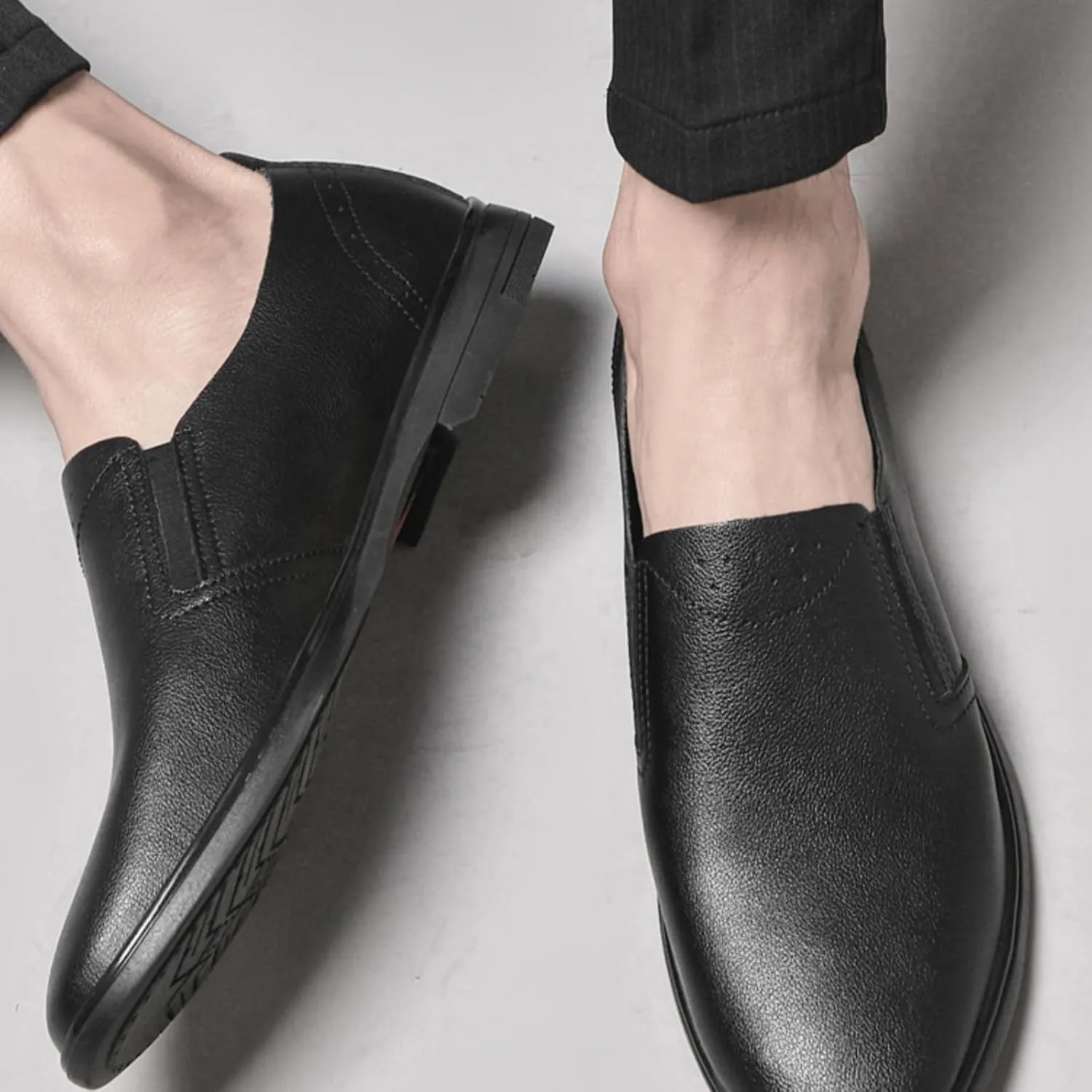 Cowhide Men's Oxford Shoes & Dress Shoes, Stylish and Comfortable, Suitable for Business and Casual Occasions
