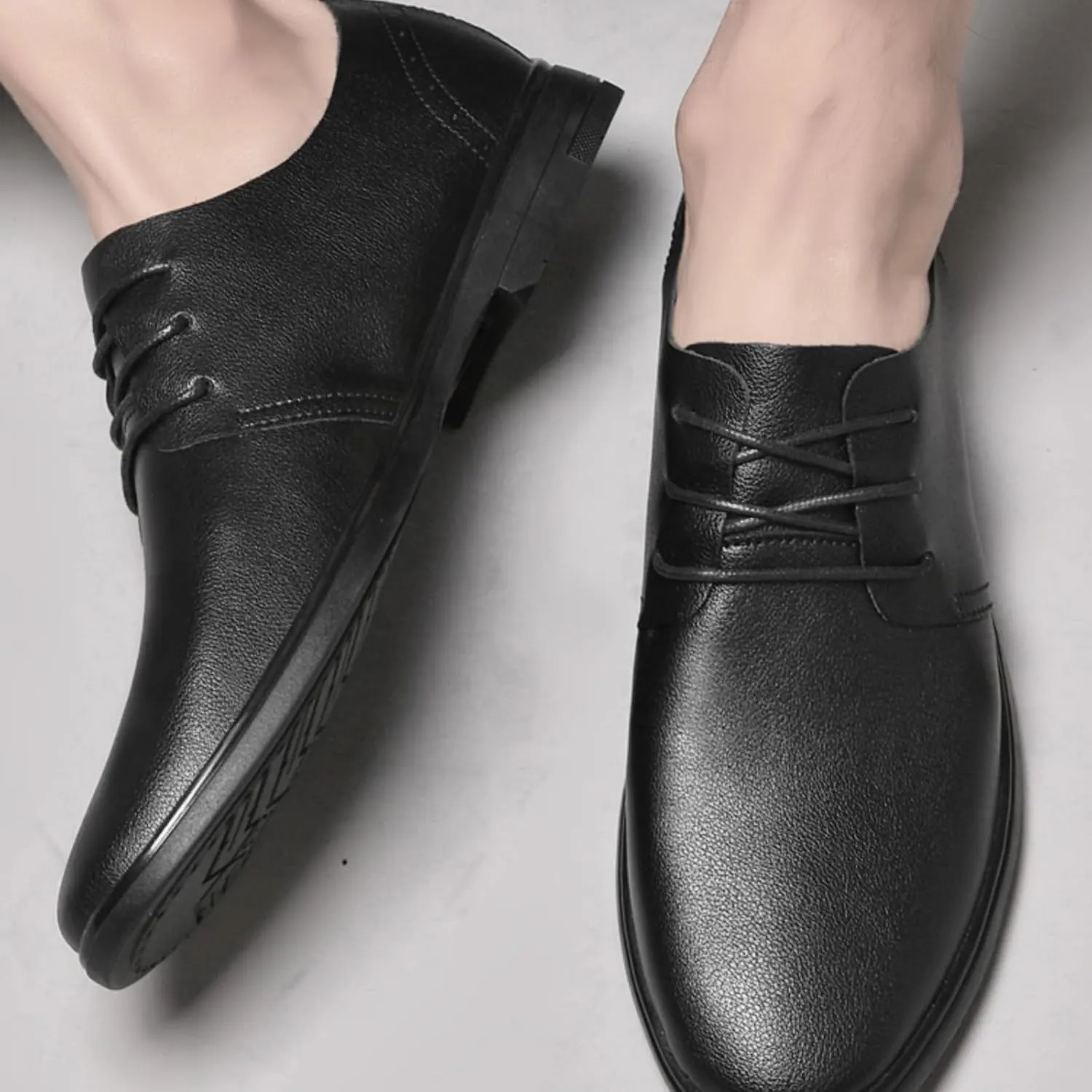 Cowhide Men's Oxford Shoes & Dress Shoes, Stylish and Comfortable, Suitable for Business and Casual Occasions