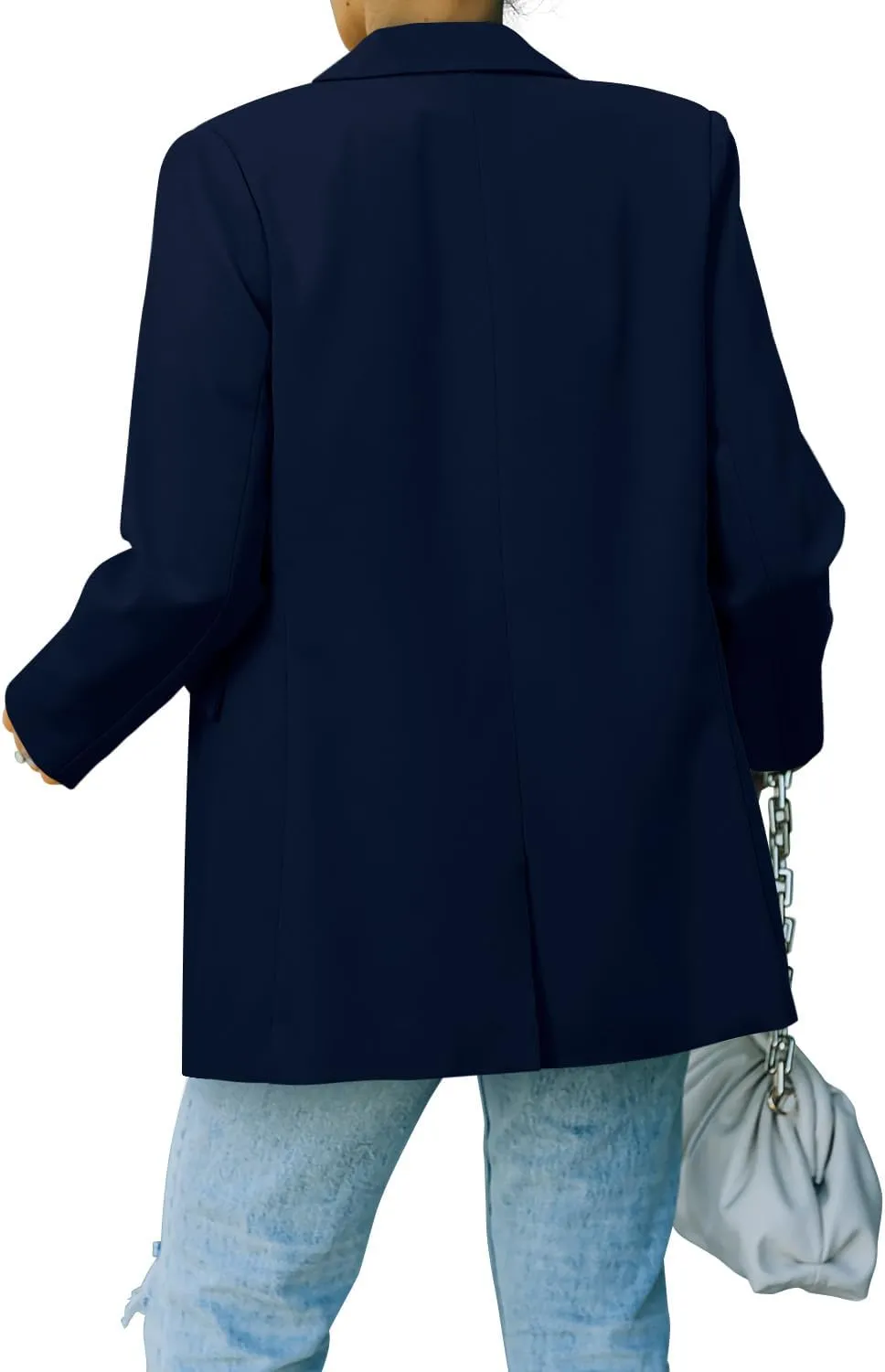 CRAZY GRID Women Business Casual Blazers with Lined Professional Work Suit Jacket with Pockets