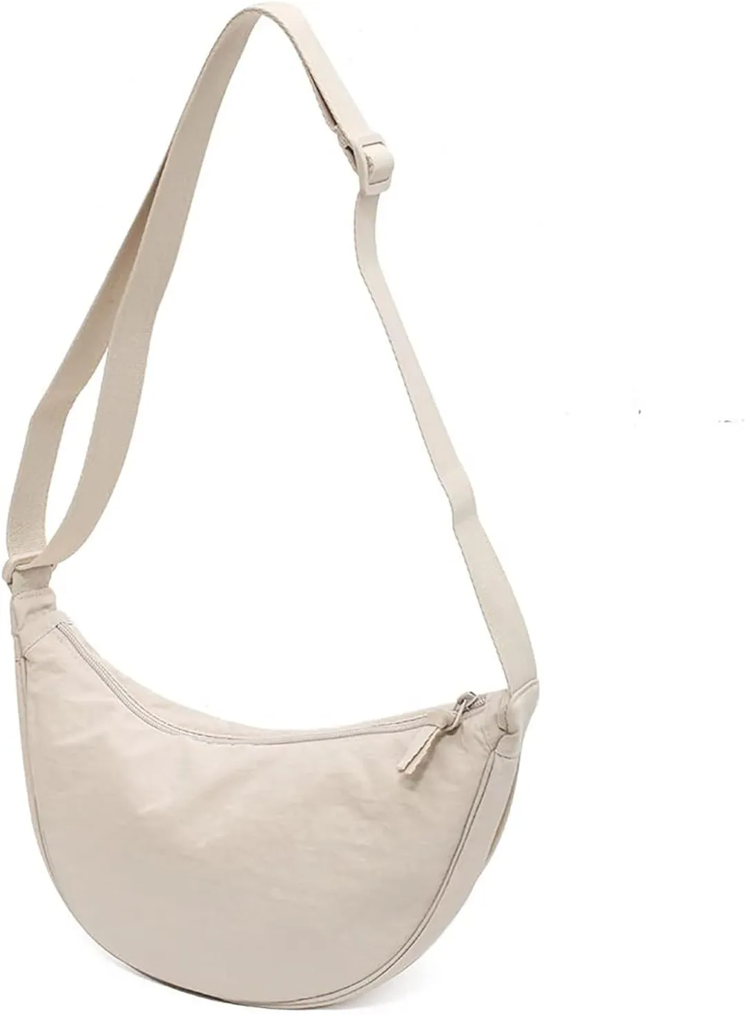 Crescent Women's Nylon Crossbody Hobo Sling Bag - Lightweight, Small Shoulder Purse