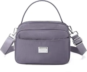 Crossbody Bag for Women,Lightweight Small Crossbody Purse Nylon Women's Shoulder Handbags With Top Handle