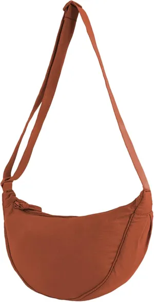 Crossbody Bag Hobo Sling Crescent Bag Women Men Trendy Small Shoulder Bag Purse Dumpling Bag Casual Handbag Adjustable Strap