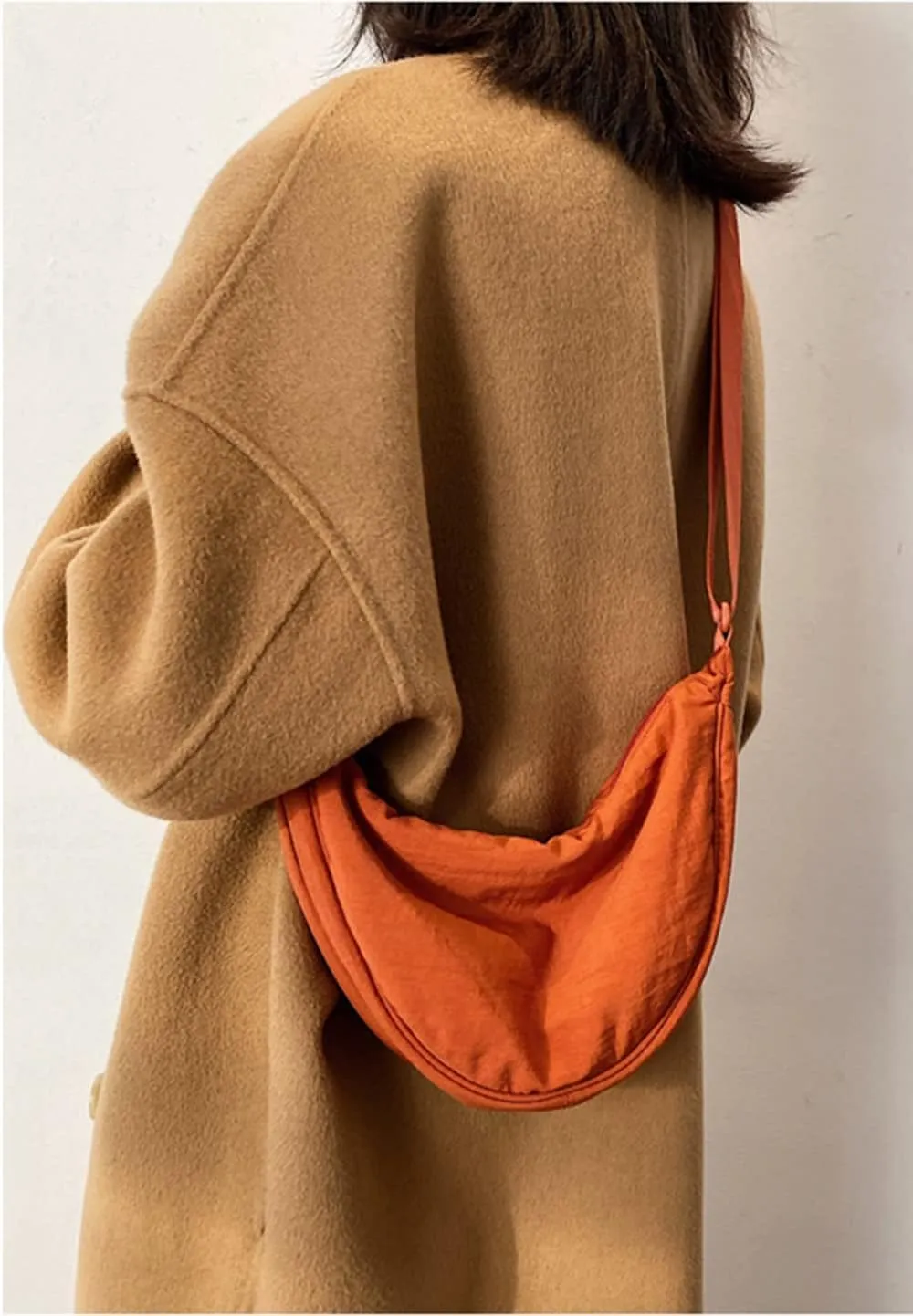 Crossbody Bag Hobo Sling Crescent Bag Women Men Trendy Small Shoulder Bag Purse Dumpling Bag Casual Handbag Adjustable Strap
