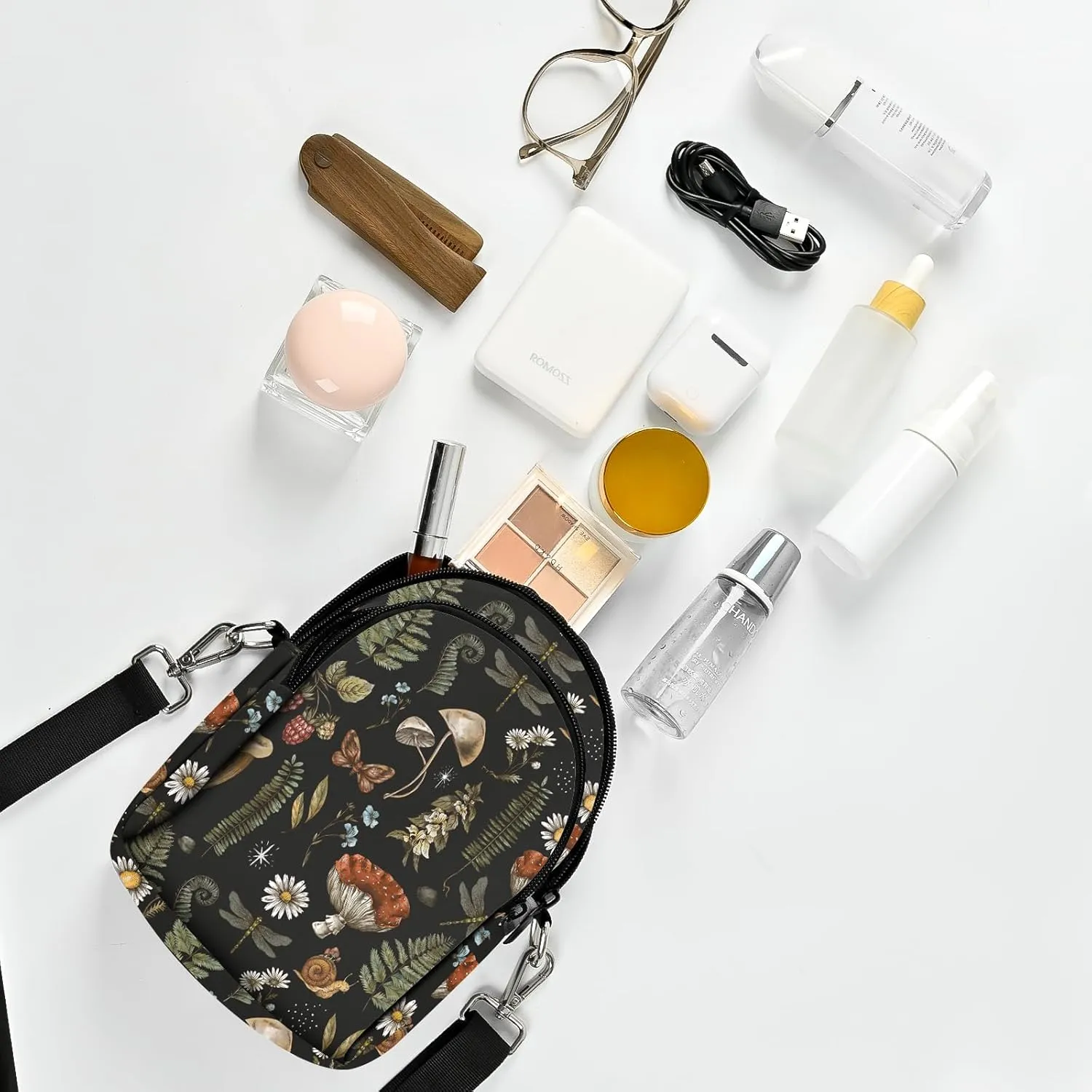 Crossbody Bags for Women Cell Phone Crossbody Bag Lightweight Over Shoulder Handbag Purse with Adjustable Strap