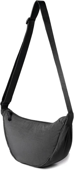 Crossbody Bag,Shoulder Bag for Women Small Nylon Crescent Soft Casual Crossbody Purse Chest Bag Satchel Daypack Sling Bag
