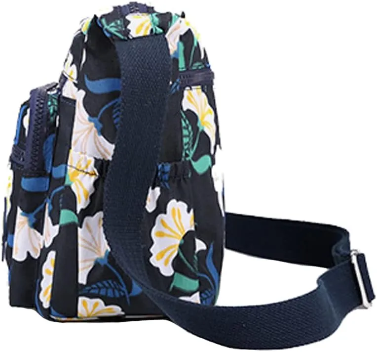 Crossbody for Women Shoulder Purse Waterproof Nylon Travel Handbag
