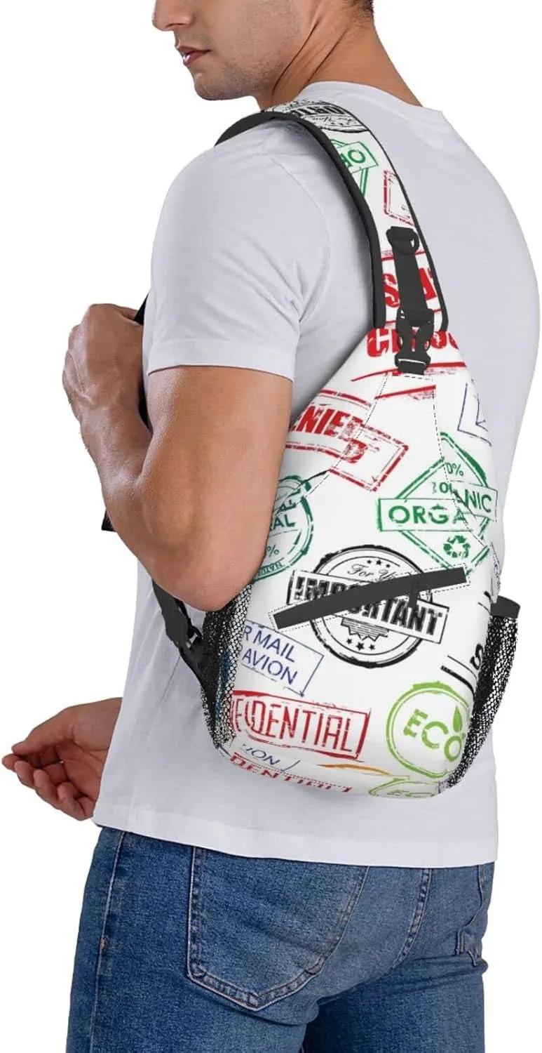 Crossbody Sling Backpack Sling Bag Chest Bag Shoulder Bag Travel Hiking Daypack For Men Women-Summer Vacation Scene