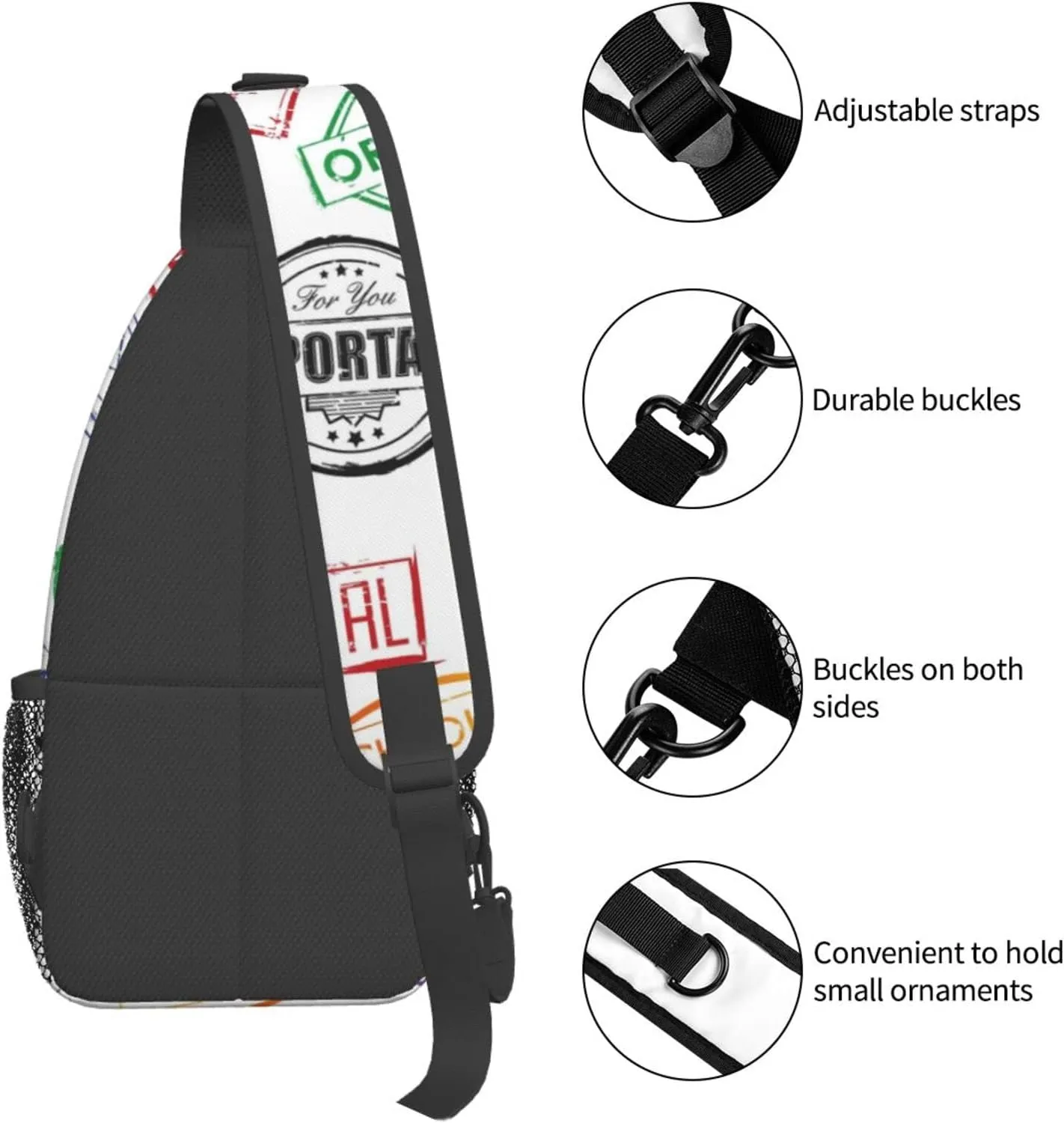 Crossbody Sling Backpack Sling Bag Chest Bag Shoulder Bag Travel Hiking Daypack For Men Women-Summer Vacation Scene