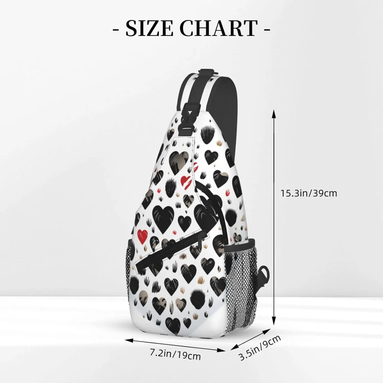 Crossbody Sling Backpack Sling Bag For Men Women Cross Chest Bag Shoulder Bag Carefully Spelled With Love Travel Hiking Daypack