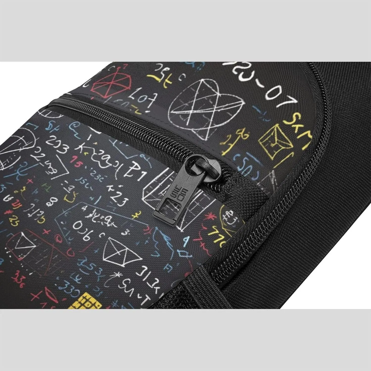Crossbody Sling Backpack Sling Bag for Men Women Cross Chest Bag Shoulder Bag mathematics and physics Travel Hiking Daypack
